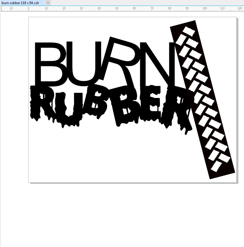 Burn rubber 2 pack 118 x 94